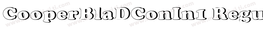 CooperBlaDConIn1 Regular字体转换